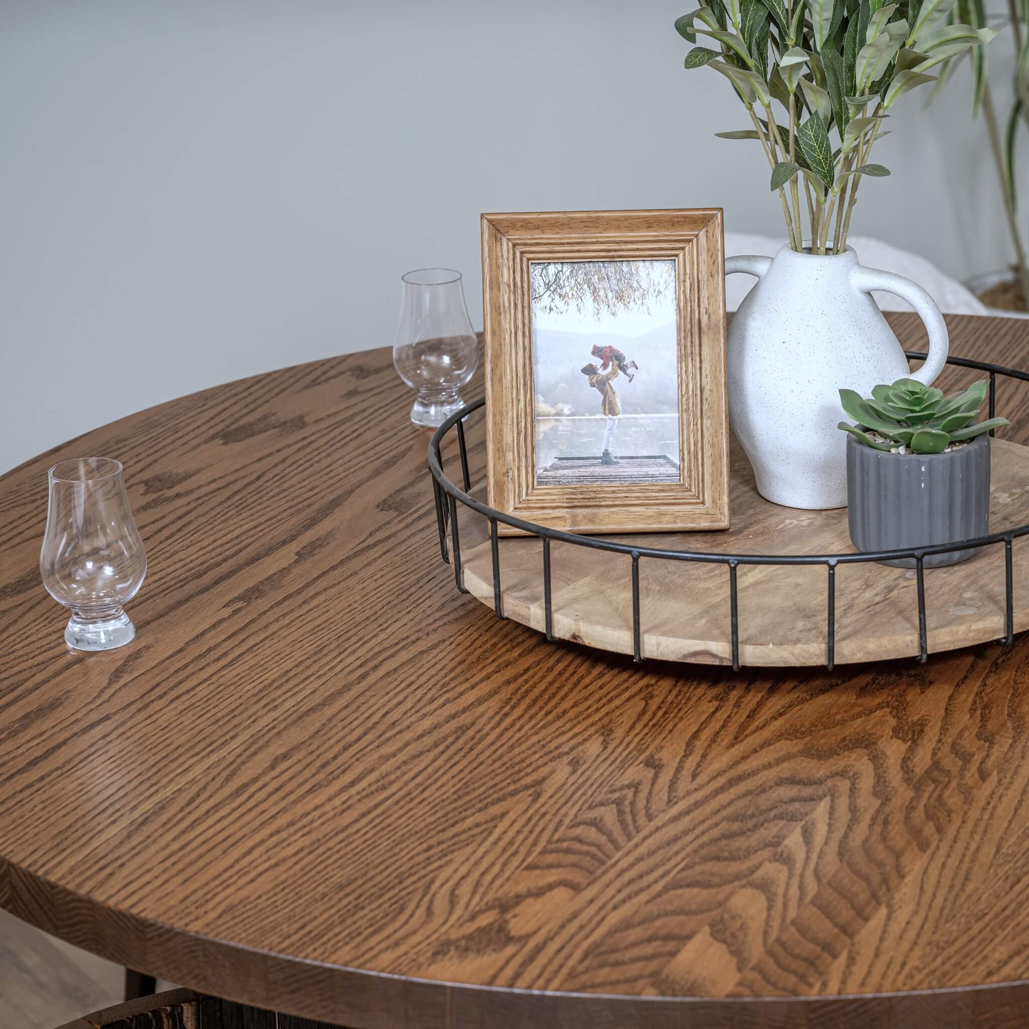 Deluxe Whiskey Barrel Pub Table AND Cabinet - Image 9