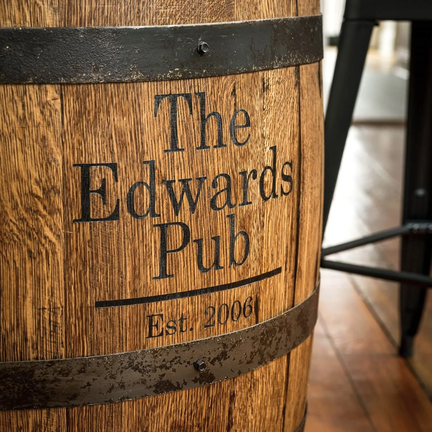 Outdoor Whiskey Barrel Pub Tables - Image 18