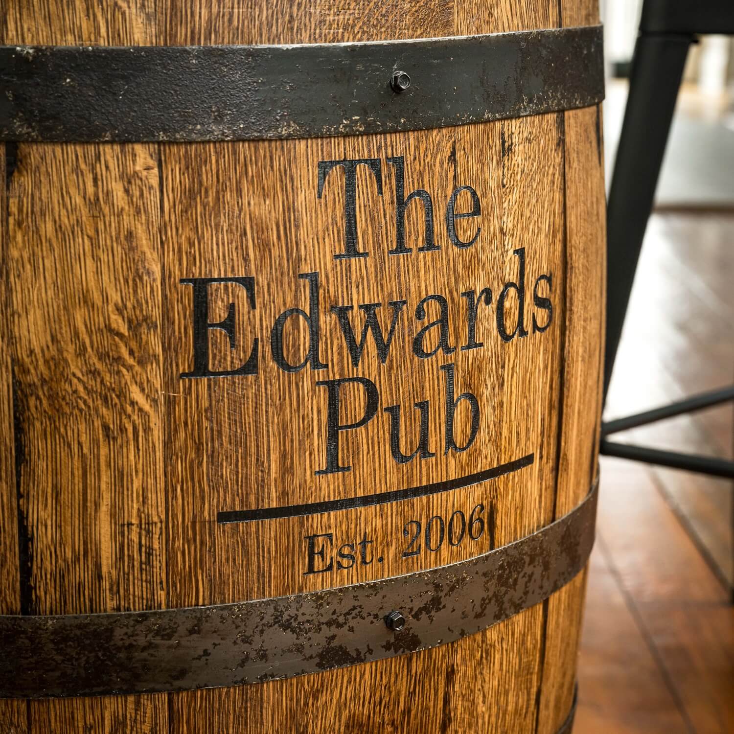 Standard Refurbished Whiskey Barrel - Image 10