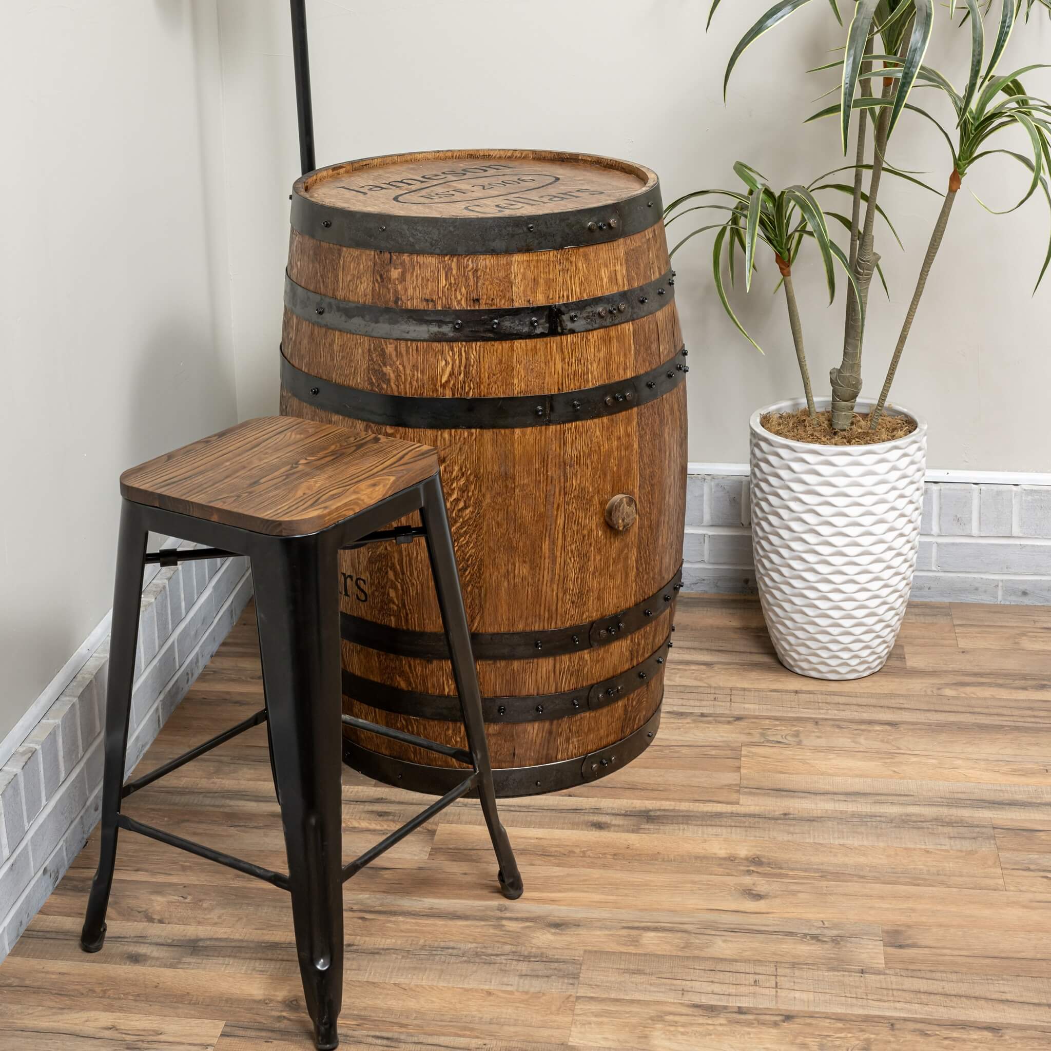 Standard Refurbished Whiskey Barrel - Image 3