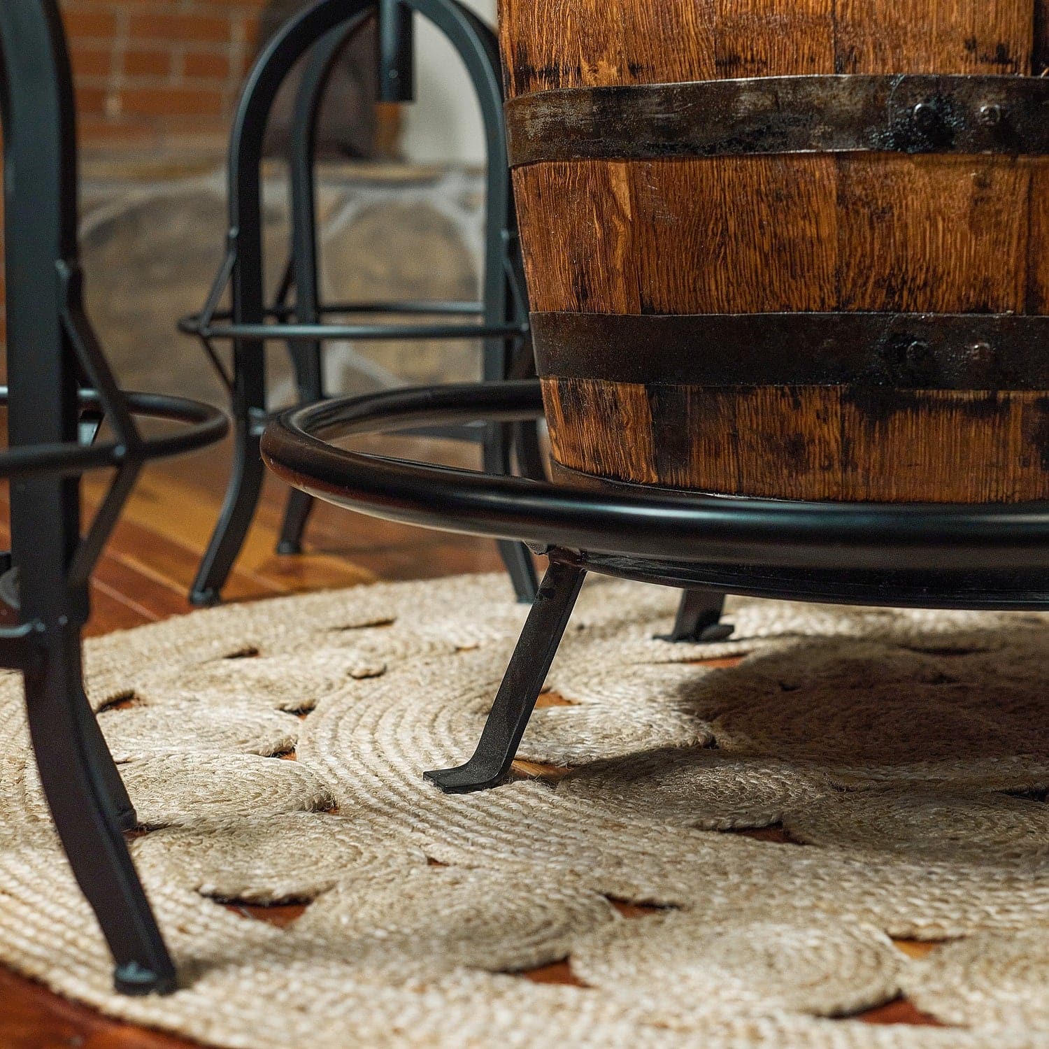 Whiskey Barrel Footrails - Image 4