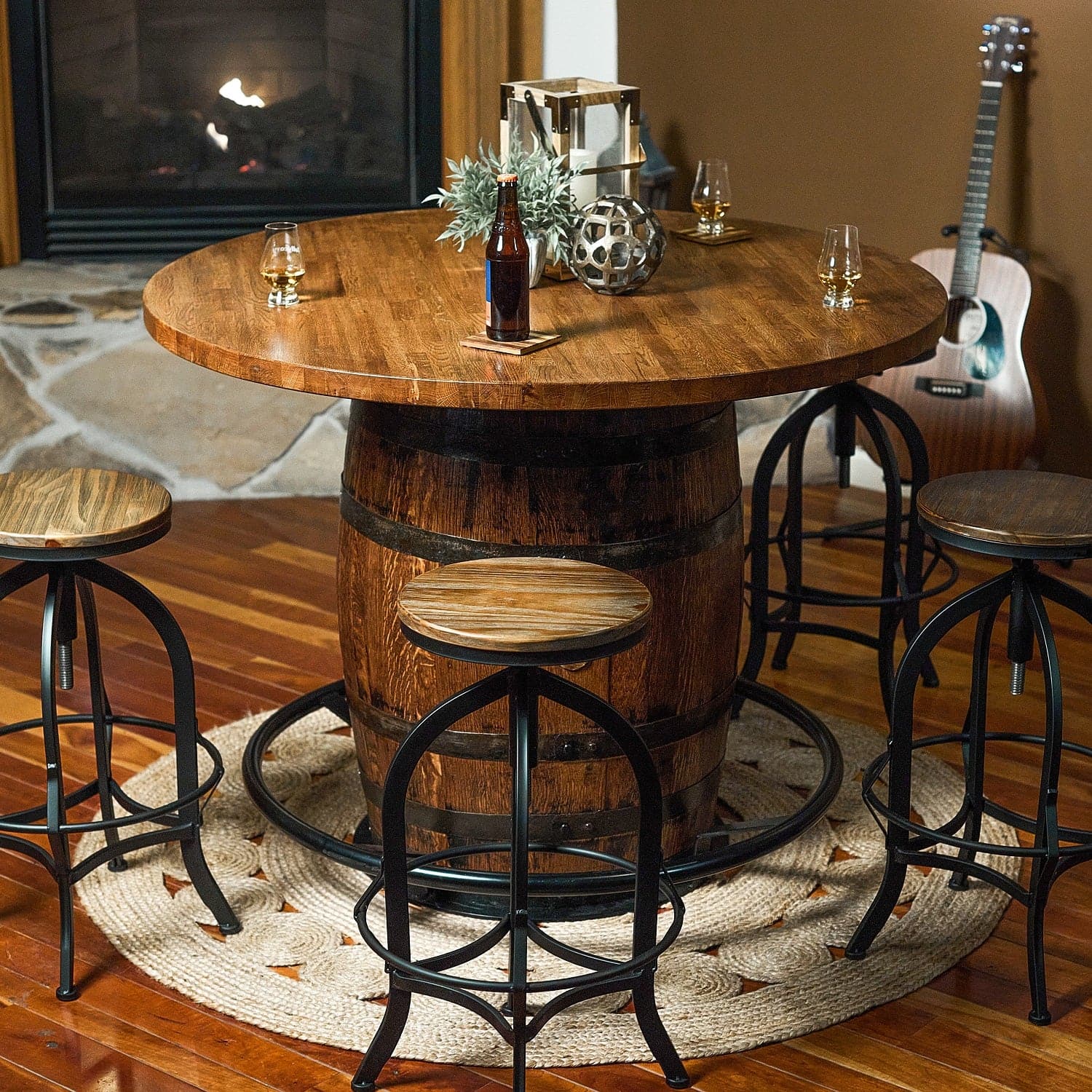 Whiskey Barrel Footrails - Image 6