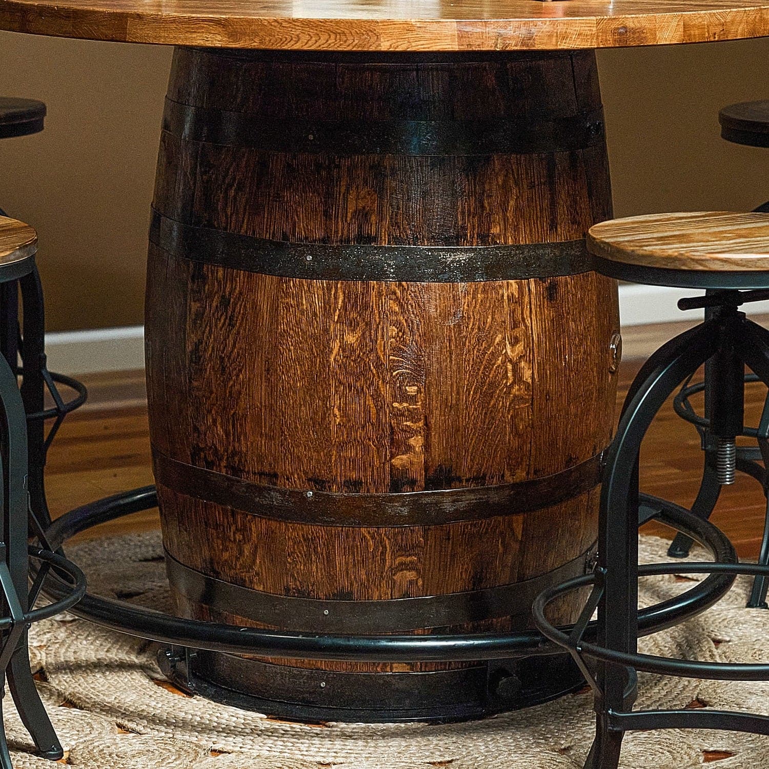 Whiskey Barrel Footrails - Image 7