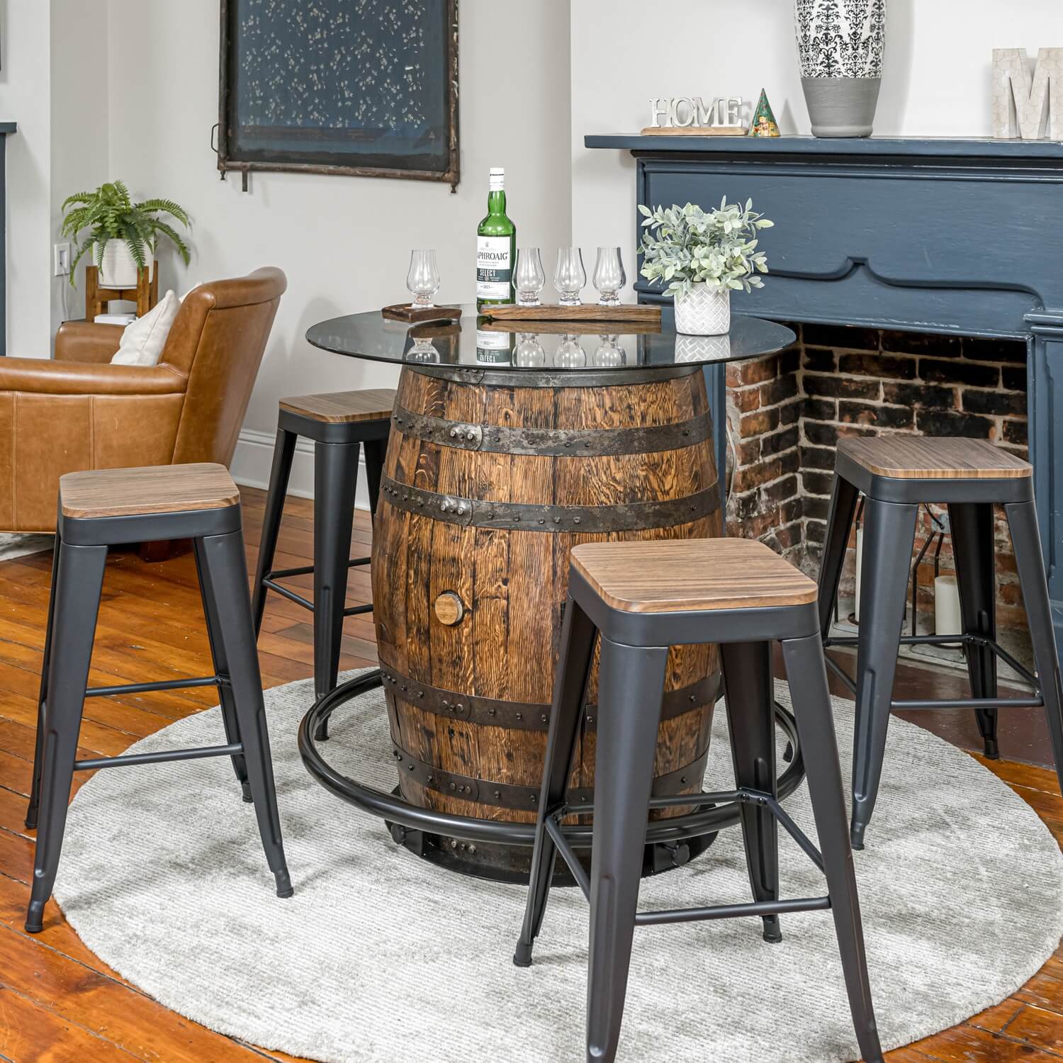 Standard Whiskey Barrel Pub Table - Image 12