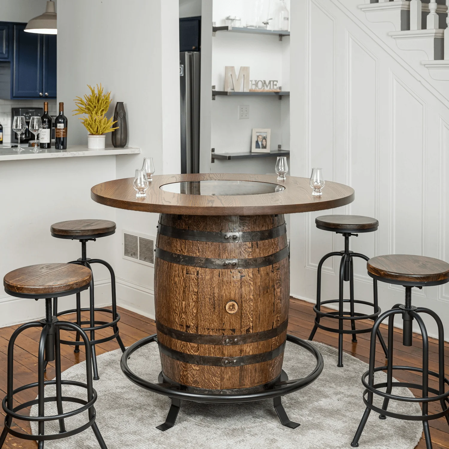 Standard Whiskey Barrel Pub Table - Image 14
