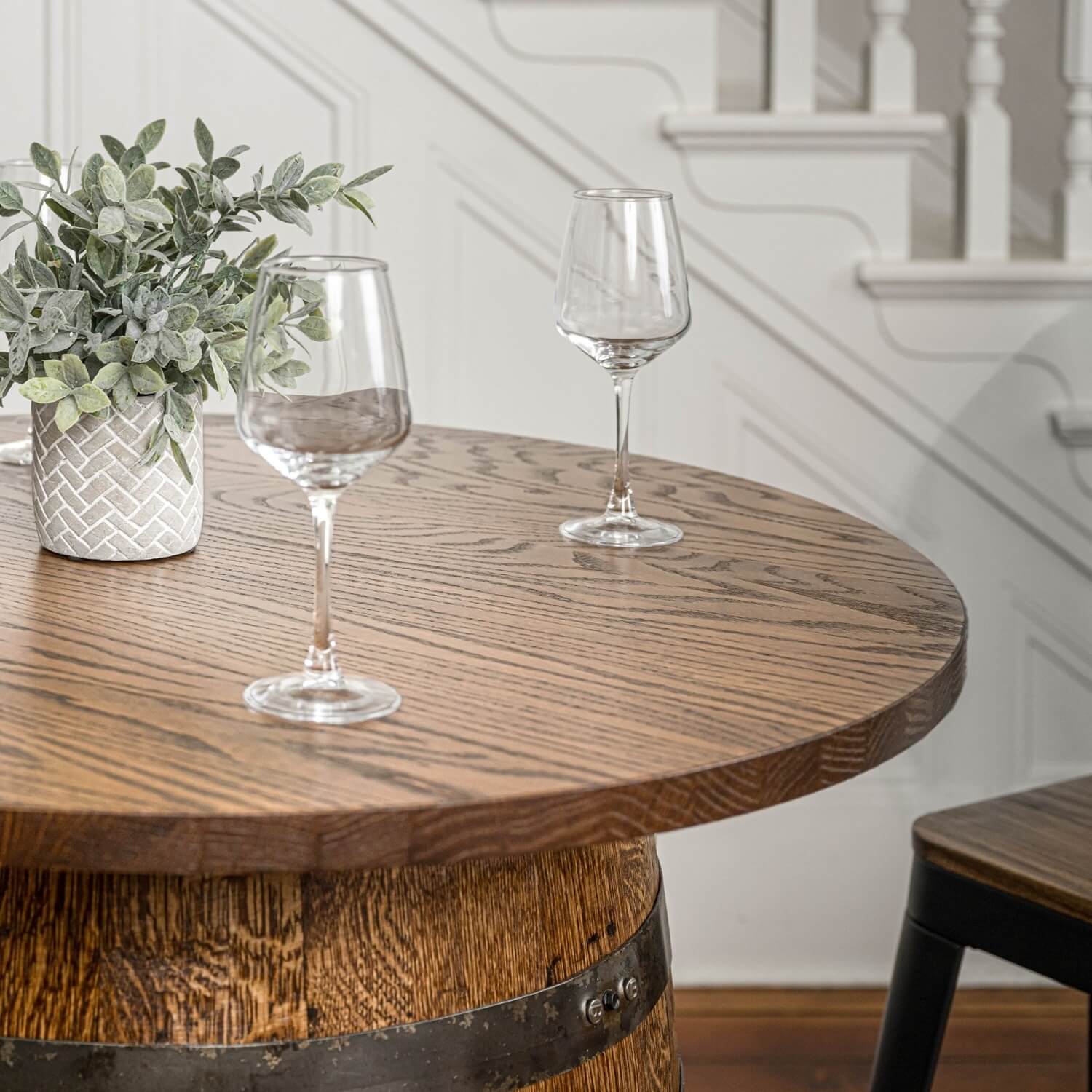 Standard Whiskey Barrel Pub Table - Image 9